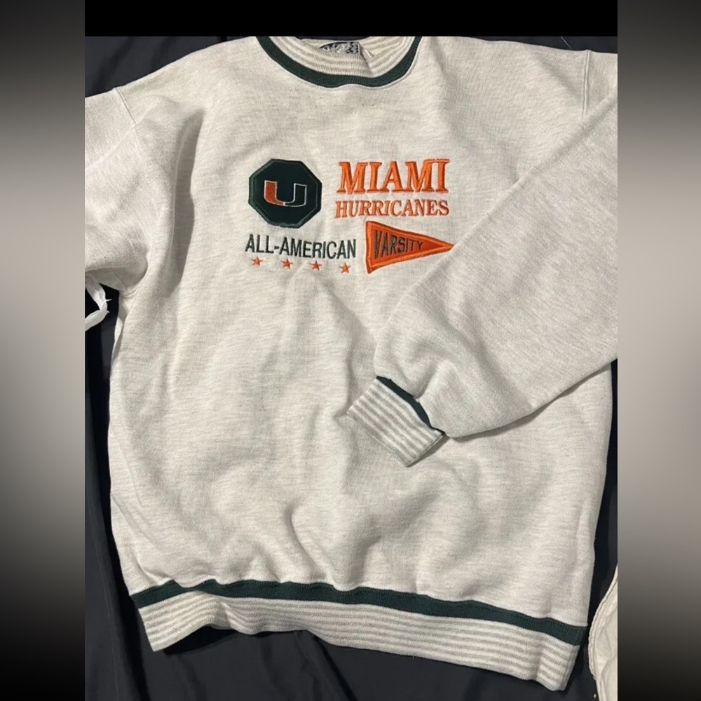 Vintage Miami Hurricane sweater